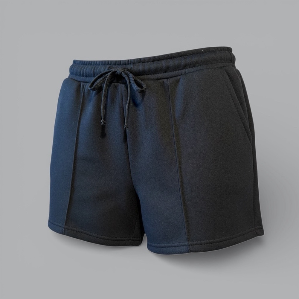 Women's Black Athletic Shorts, NEW